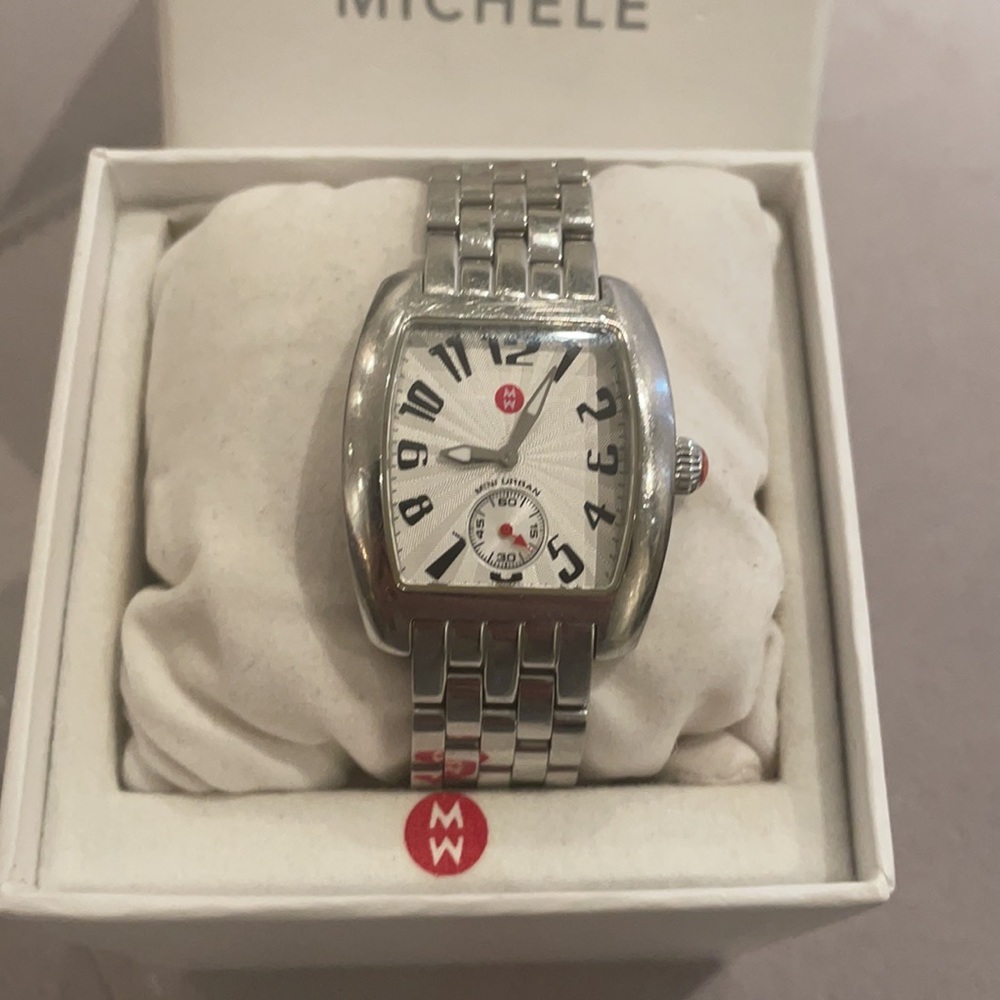 Michele Silver Stainless Steel Women's Watch - Picture 3 of 14
